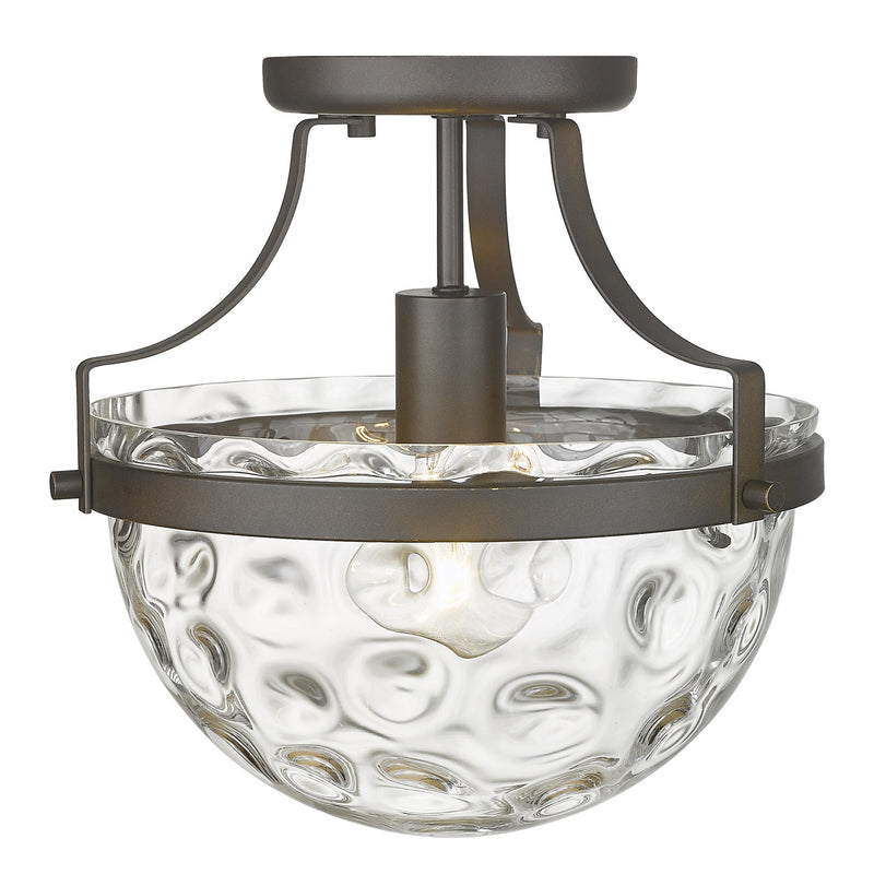 Acclaim Lighting IN60099ORB One Light Semi-Flush Mount, Oil Rubbed Bronze