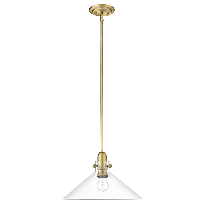 Acclaim Lighting IN20080ATB One Light Pendant, Antique Brass