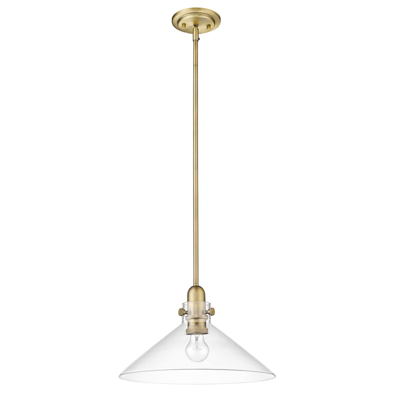 Acclaim Lighting IN20080ATB One Light Pendant, Antique Brass
