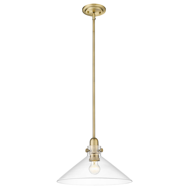 Acclaim Lighting IN20080ATB One Light Pendant, Antique Brass