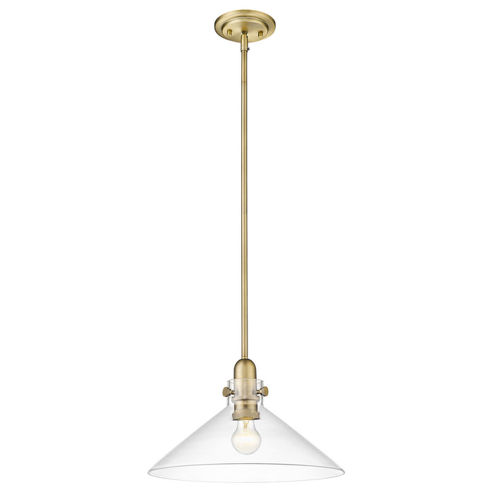 Acclaim Lighting IN20080ATB One Light Pendant, Antique Brass