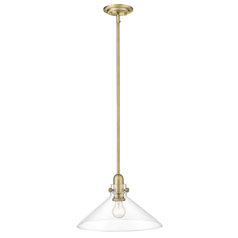 Acclaim Lighting IN20080ATB One Light Pendant, Antique Brass