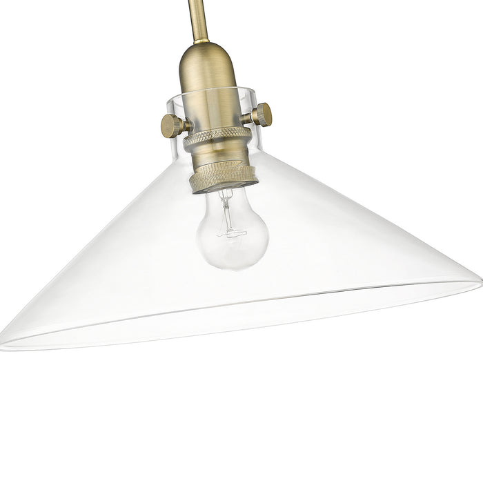 Acclaim Lighting IN20080ATB One Light Pendant, Antique Brass
