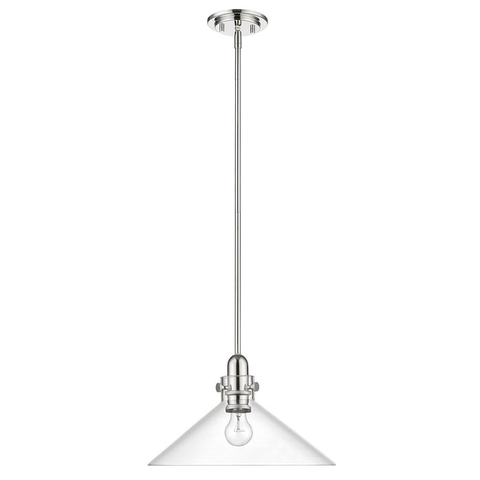 Acclaim Lighting IN20080PN One Light Pendant, Polished Nickel