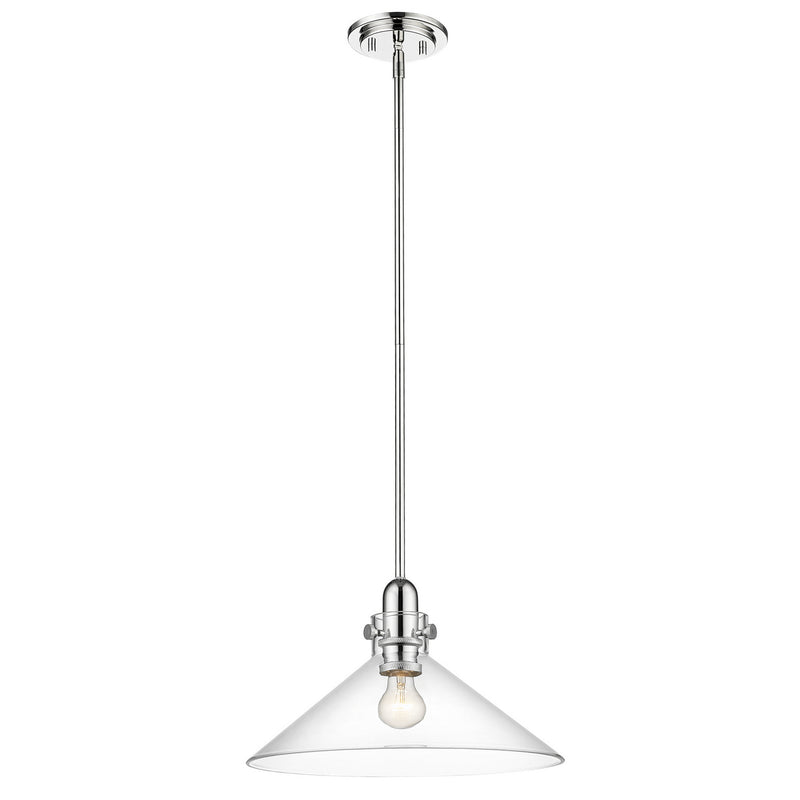 Acclaim Lighting IN20080PN One Light Pendant, Polished Nickel