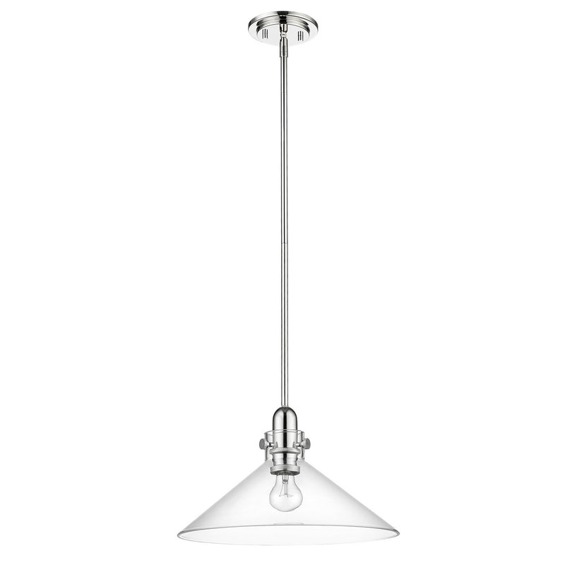 Acclaim Lighting IN20080PN One Light Pendant, Polished Nickel