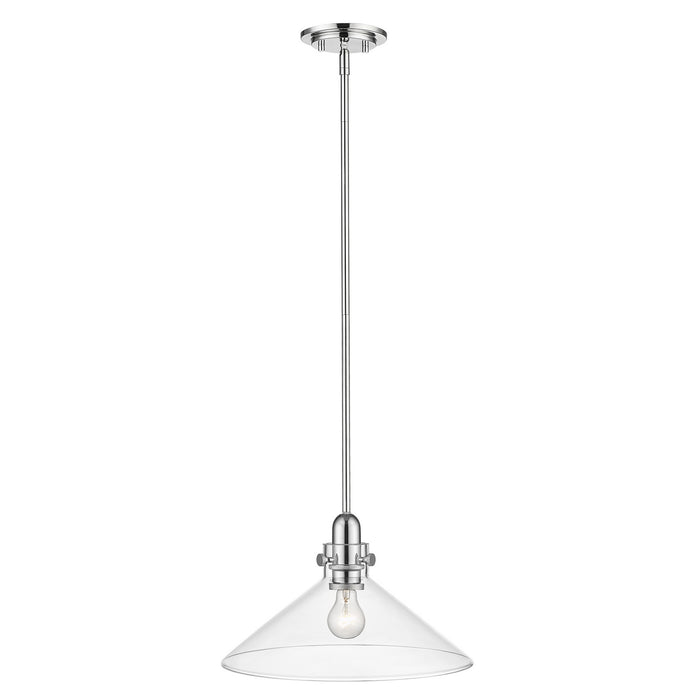 Acclaim Lighting IN20080PN One Light Pendant, Polished Nickel