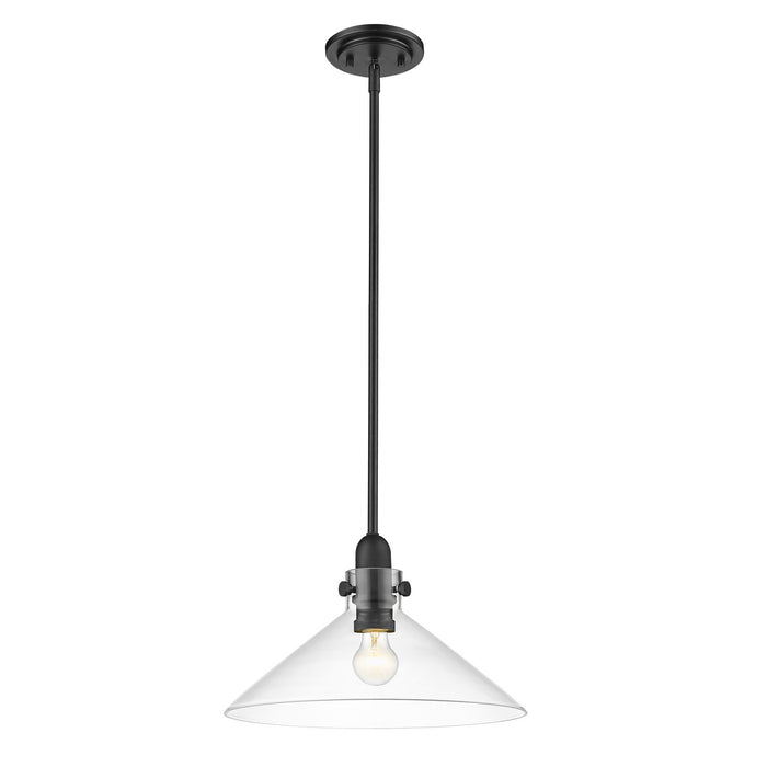 Acclaim Lighting IN20080BK One Light Pendant, Matte Black