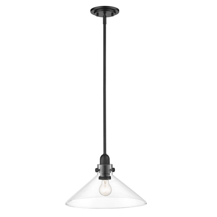 Acclaim Lighting IN20080BK One Light Pendant, Matte Black