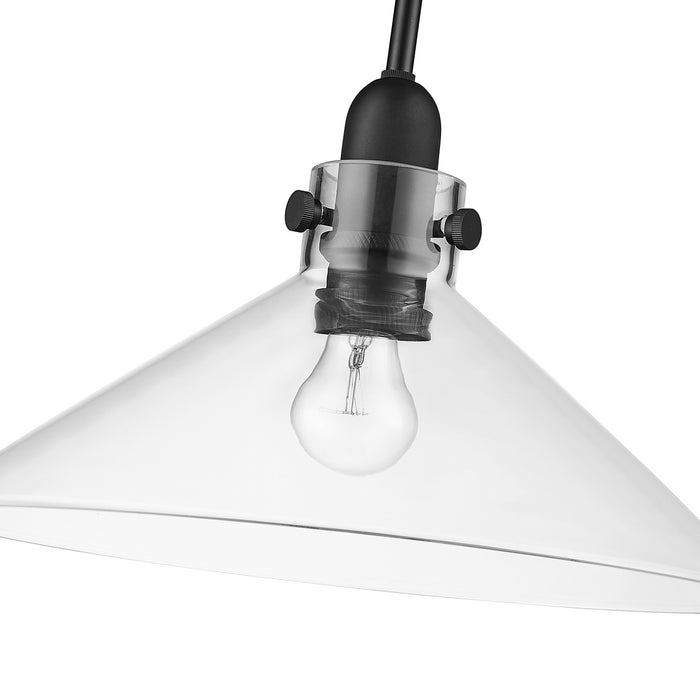 Acclaim Lighting IN20080BK One Light Pendant, Matte Black