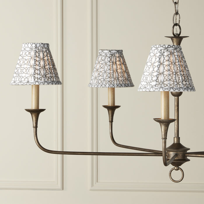 Currey and Company 0900-0009 Chandelier Shade, Natural/Gray