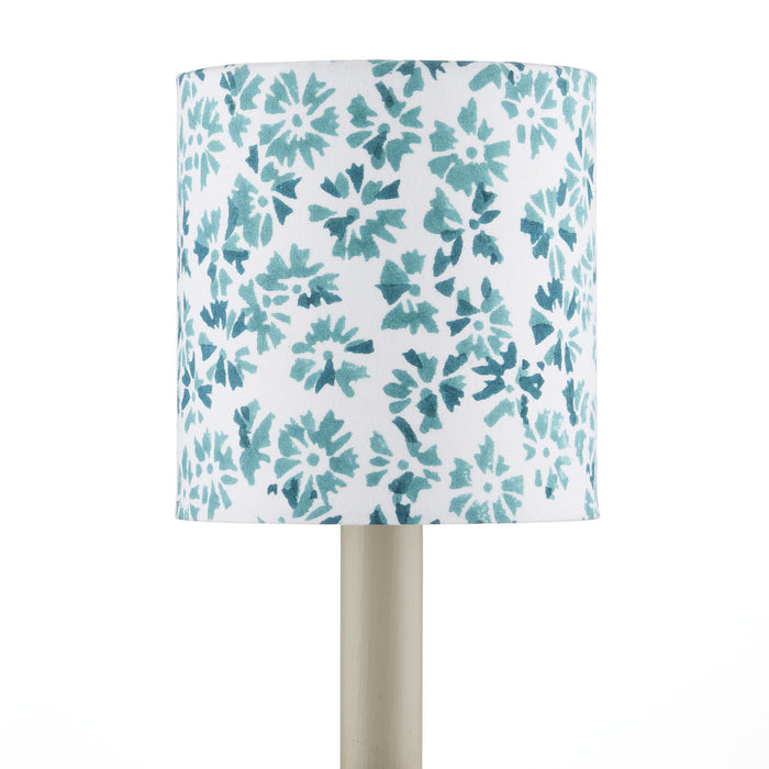 Currey and Company 0900-0012 Chandelier Shade, Aqua/White