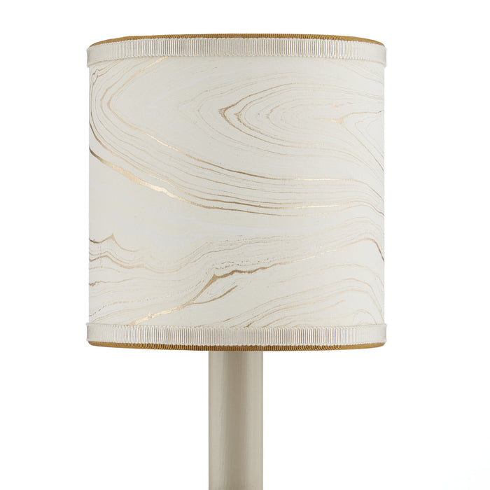 Currey and Company 0900-0016 Chandelier Shade, Cream/Gold