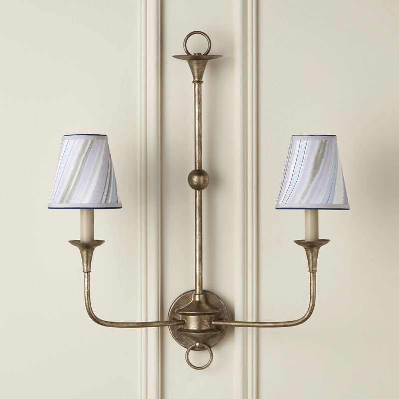 Currey and Company 0900-0017 Chandelier Shade, Lilac/Blue Agate