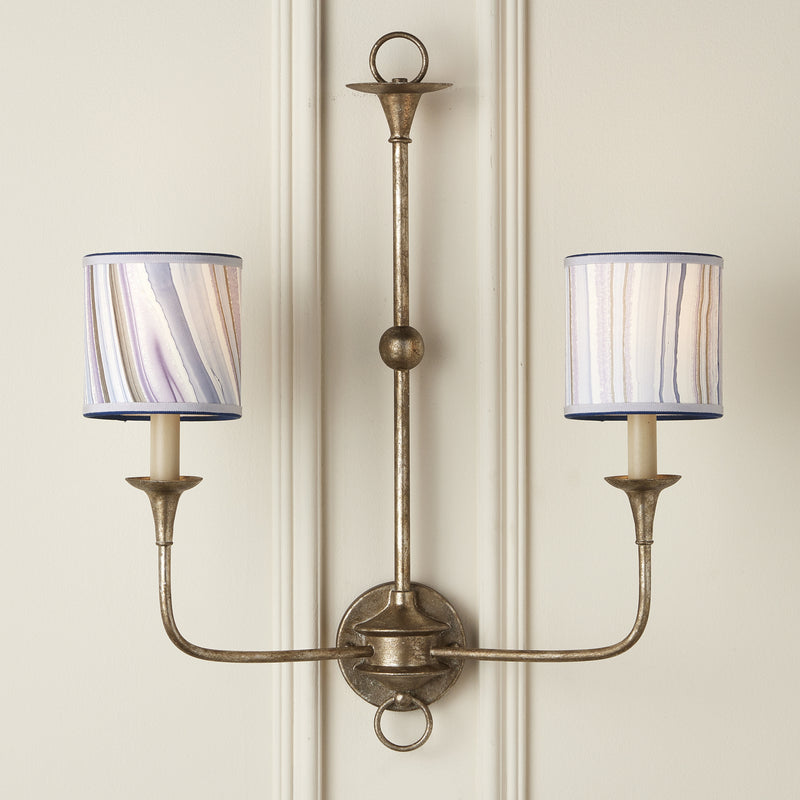 Currey and Company 0900-0018 Chandelier Shade, Lilac/Blue Agate