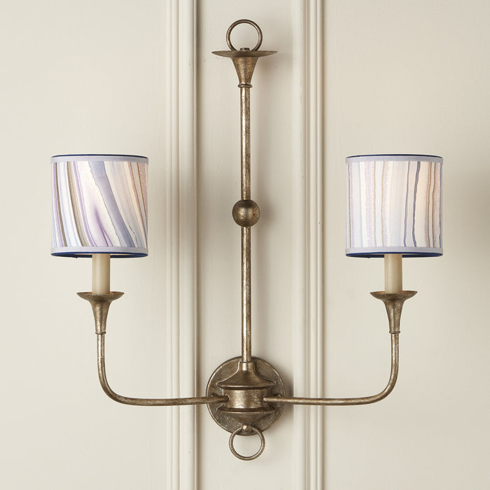 Currey and Company 0900-0018 Chandelier Shade, Lilac/Blue Agate