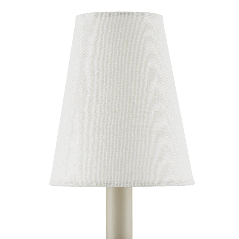 Currey and Company 0900-0024 Chandelier Shade, Off-White