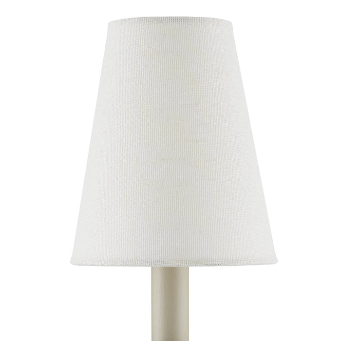 Currey and Company 0900-0024 Chandelier Shade, Off-White