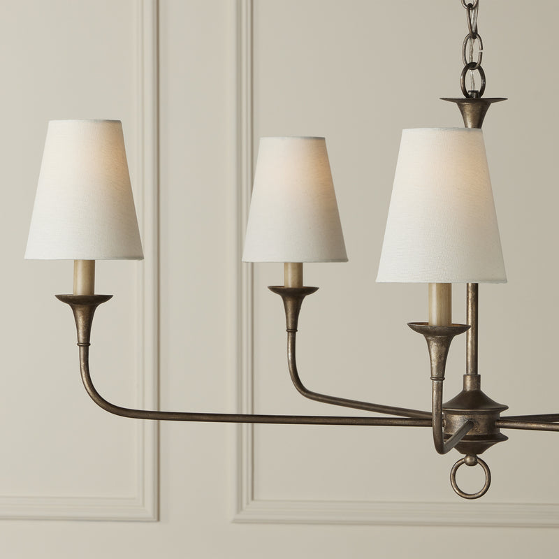 Currey and Company 0900-0024 Chandelier Shade, Off-White