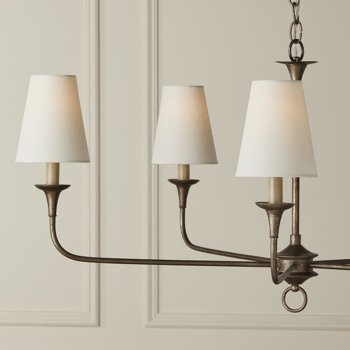 Currey and Company 0900-0024 Chandelier Shade, Off-White