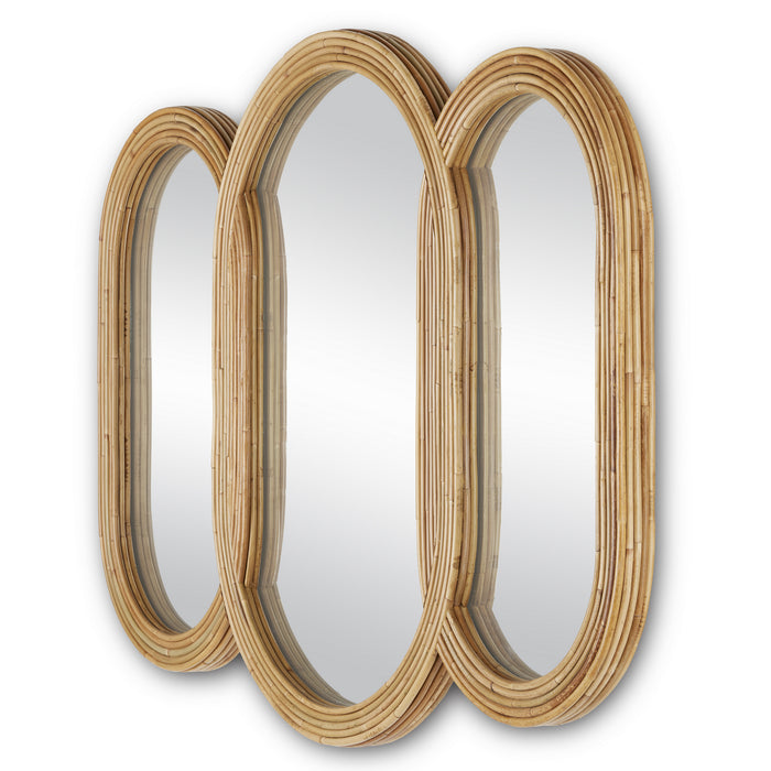 Currey and Company 1000-0128 Mirror, Arurog/Khaki/Mirror