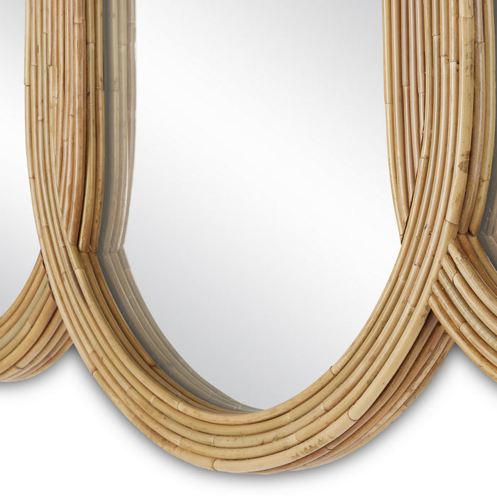 Currey and Company 1000-0128 Mirror, Arurog/Khaki/Mirror