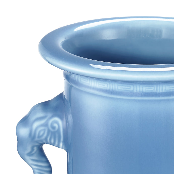 Currey and Company 1200-0608 Vase, Lake Blue