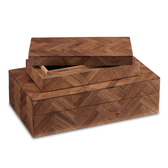 Currey and Company 1200-0643 Box Set of 2, Natural
