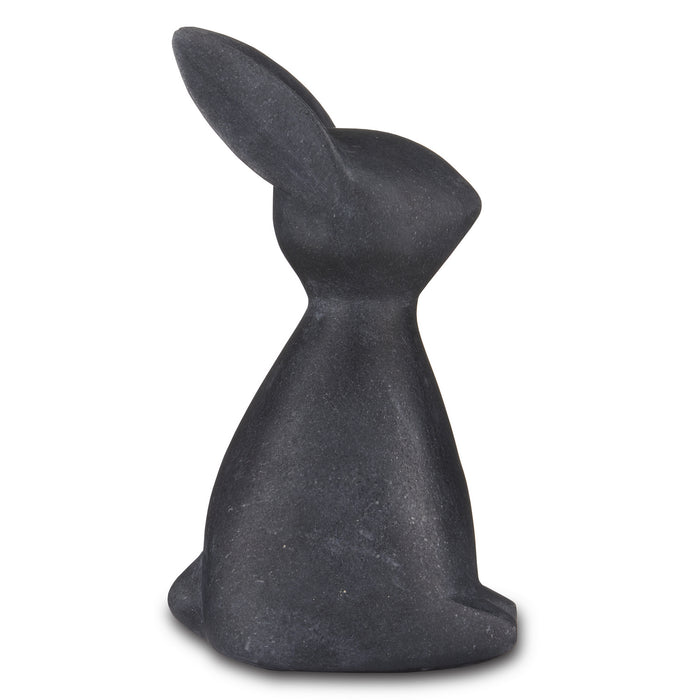 Currey and Company 1200-0655 Rabbit, Black