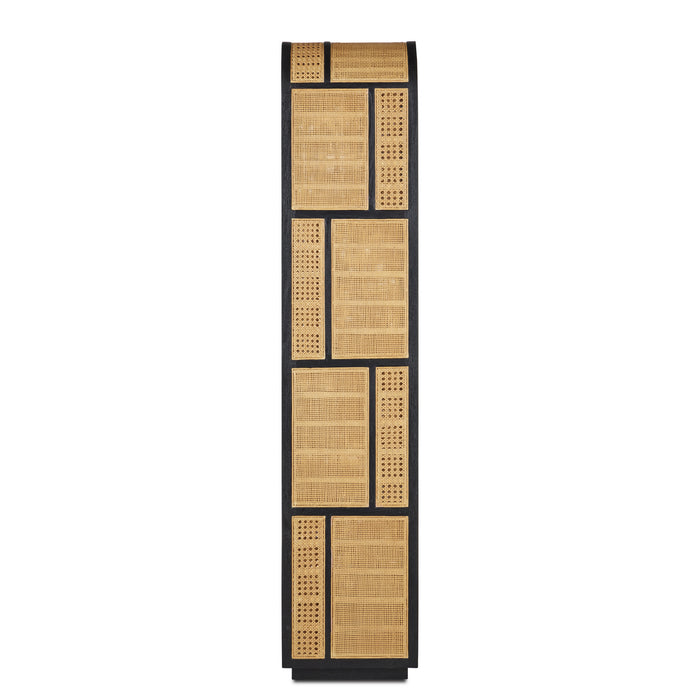 Currey and Company 3000-0229 Etagere, Natural/Black