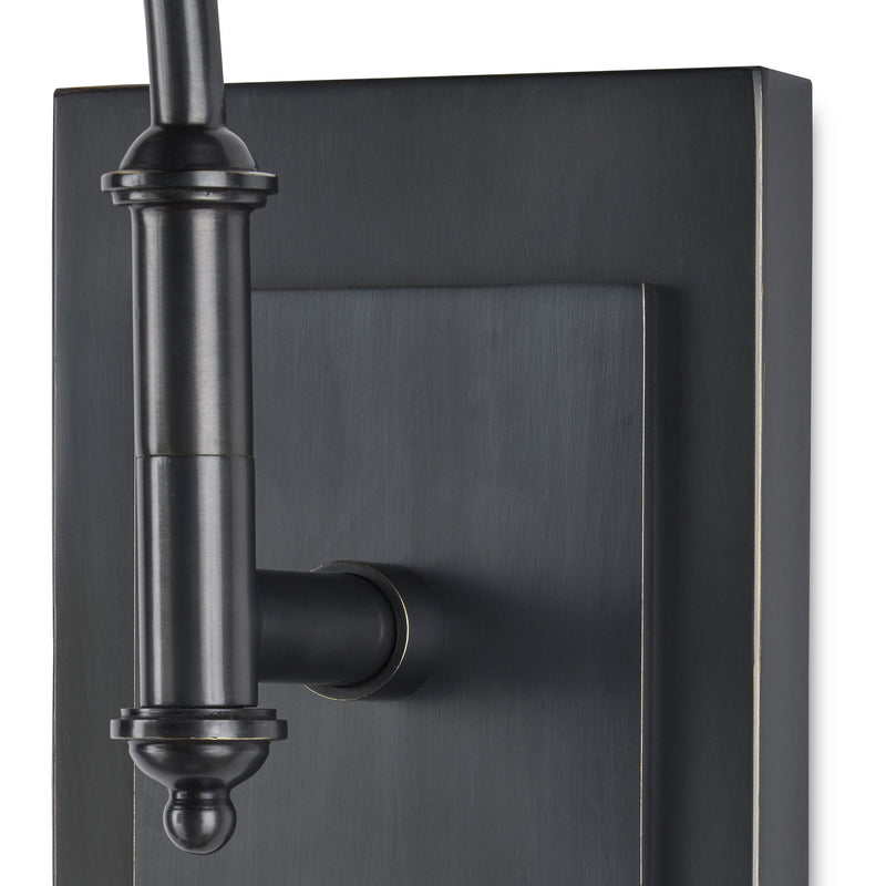Currey and Company 5000-0209 One Light Wall Sconce, Oil Rubbed Bronze