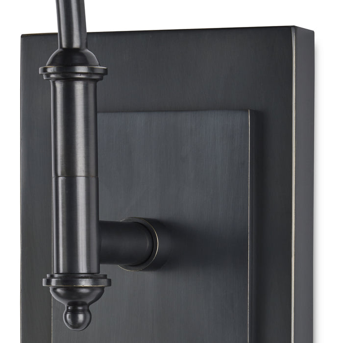 Currey and Company 5000-0209 One Light Wall Sconce, Oil Rubbed Bronze