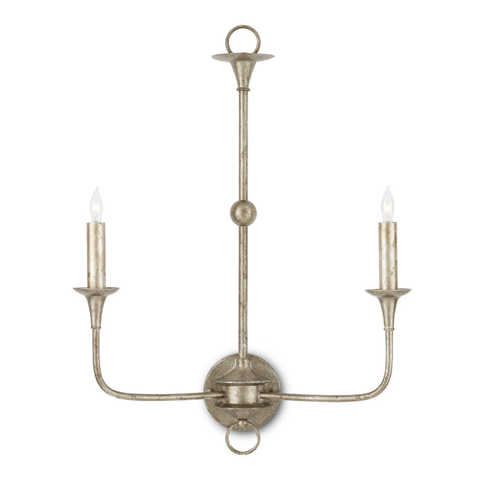 Currey and Company 5000-0216 Two Light Wall Sconce, Pyrite Bronze
