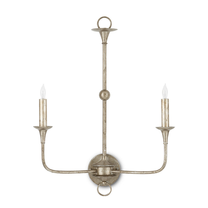Currey and Company 5000-0216 Two Light Wall Sconce, Pyrite Bronze