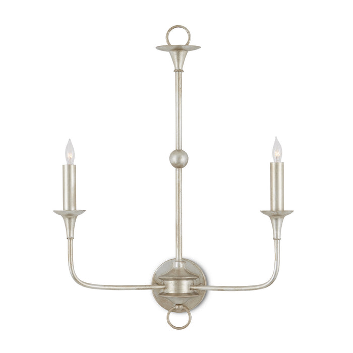 Currey and Company 5000-0218 Two Light Wall Sconce, Champagne