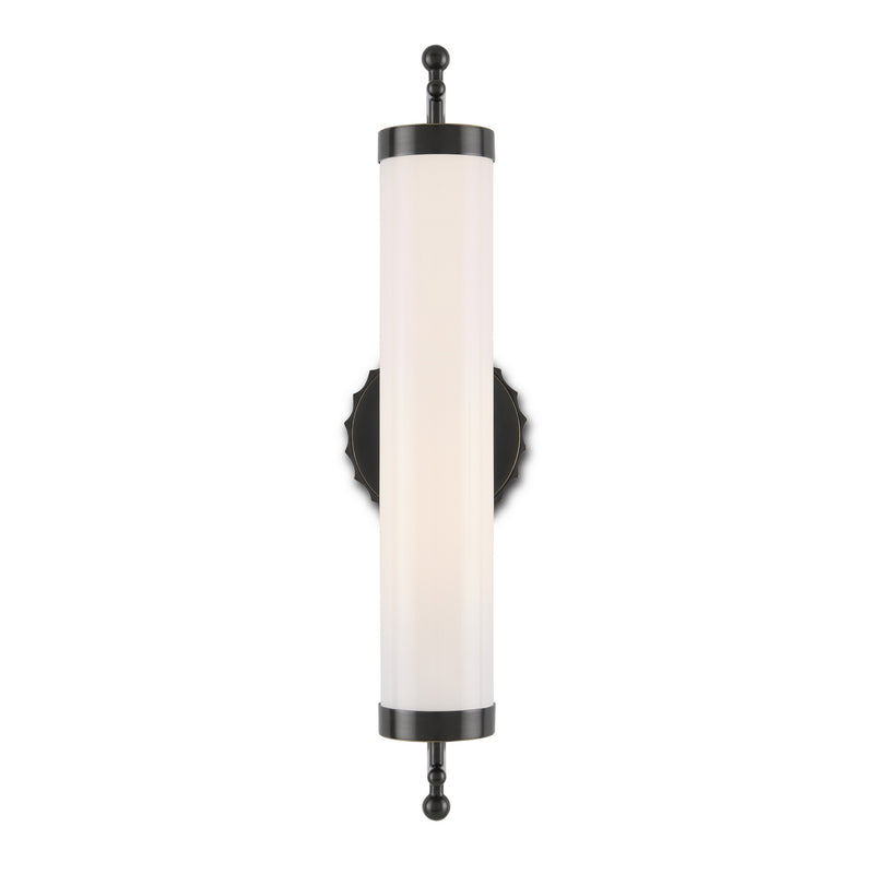 Currey and Company 5800-0022 One Light Wall Sconce, Oil Rubbed Bronze