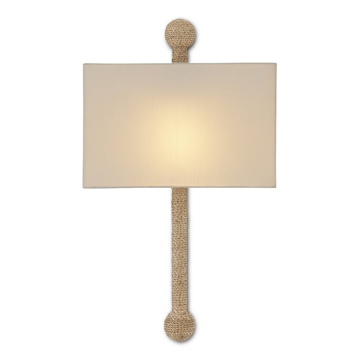 Currey and Company 5900-0052 One Light Wall Sconce, Natural