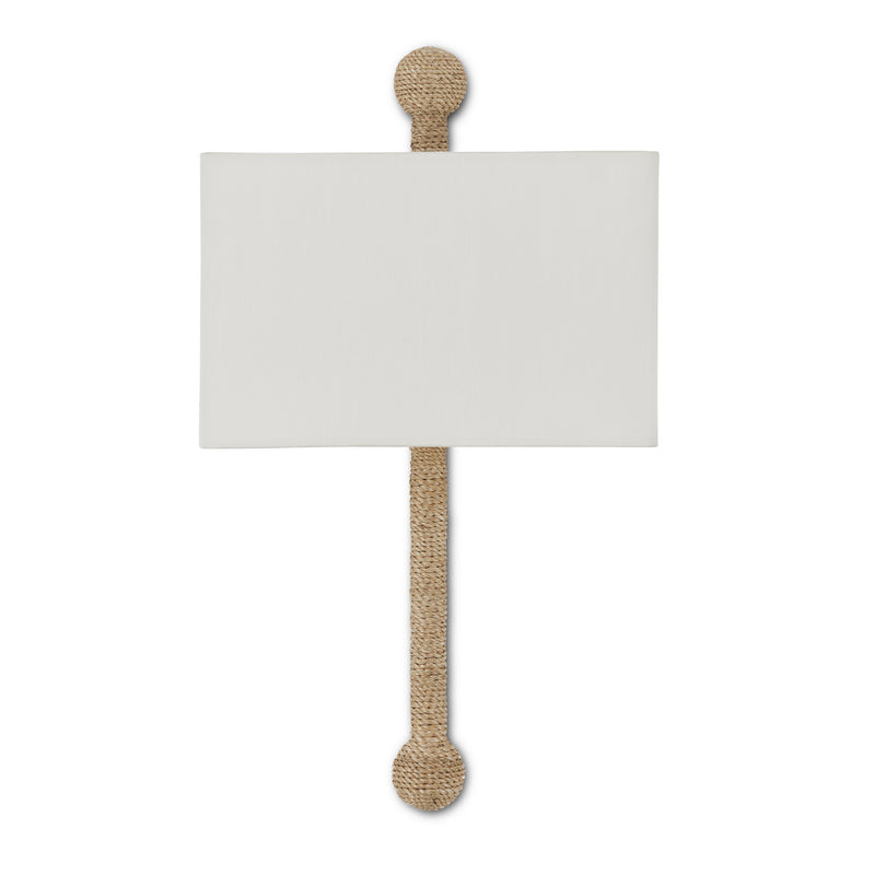 Currey and Company 5900-0052 One Light Wall Sconce, Natural