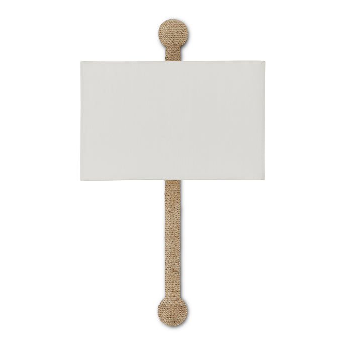 Currey and Company 5900-0052 One Light Wall Sconce, Natural