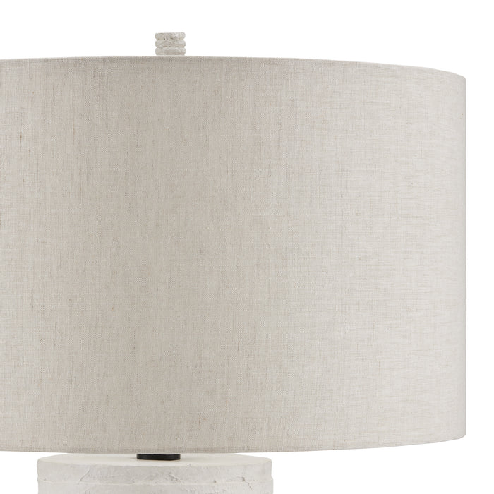 Currey and Company 6000-0849 One Light Table Lamp, White