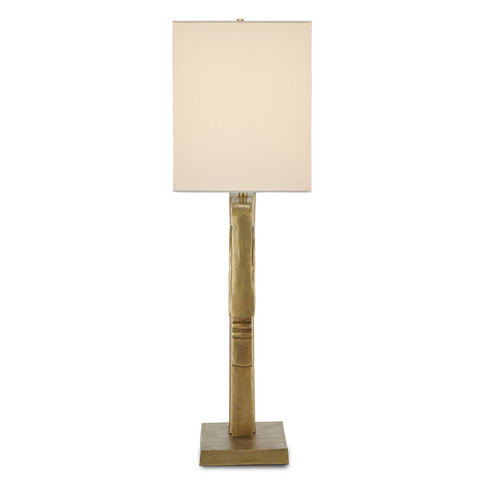 Currey and Company 6000-0859 One Light Table Lamp, Antique Brass