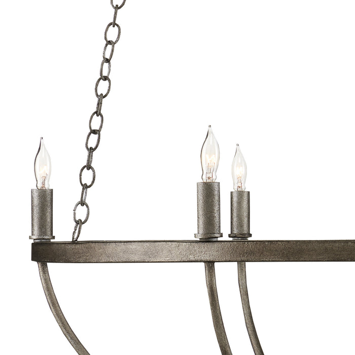Currey and Company 9000-0942 Six Light Chandelier, Light MolÃ©