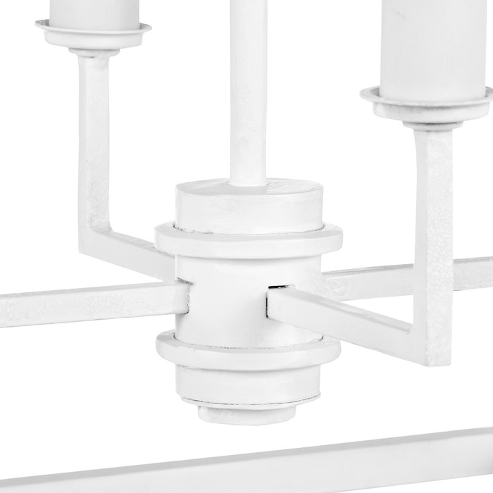 Currey and Company 9000-0977 Five Light Chandelier, Gesso White