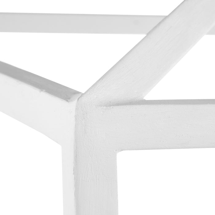 Currey and Company 9000-0980 Four Light Chandelier, Gesso White