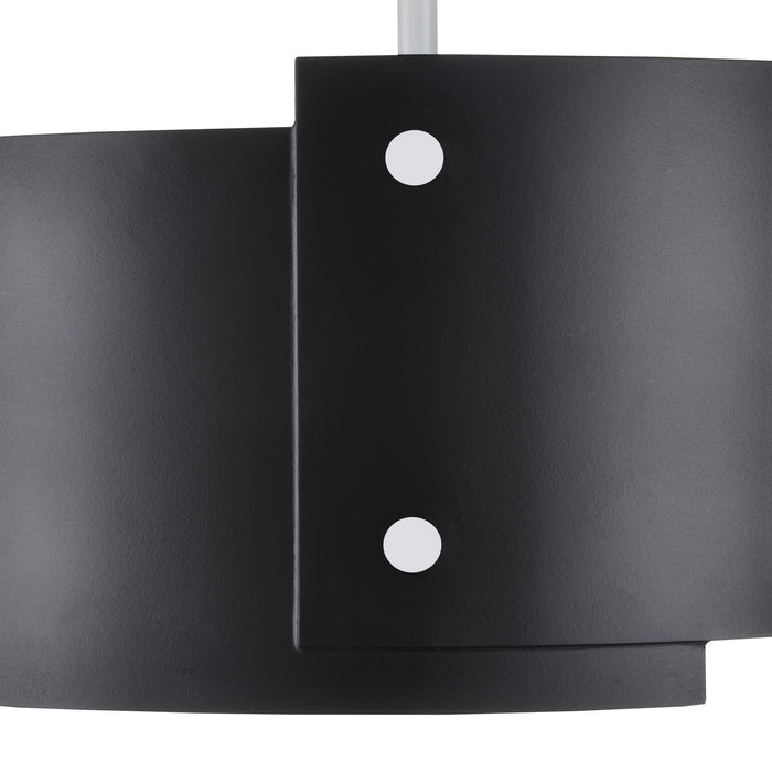 Currey and Company 9000-0983 LED Semi-Flush Mount, Blacksmith/Sugar White