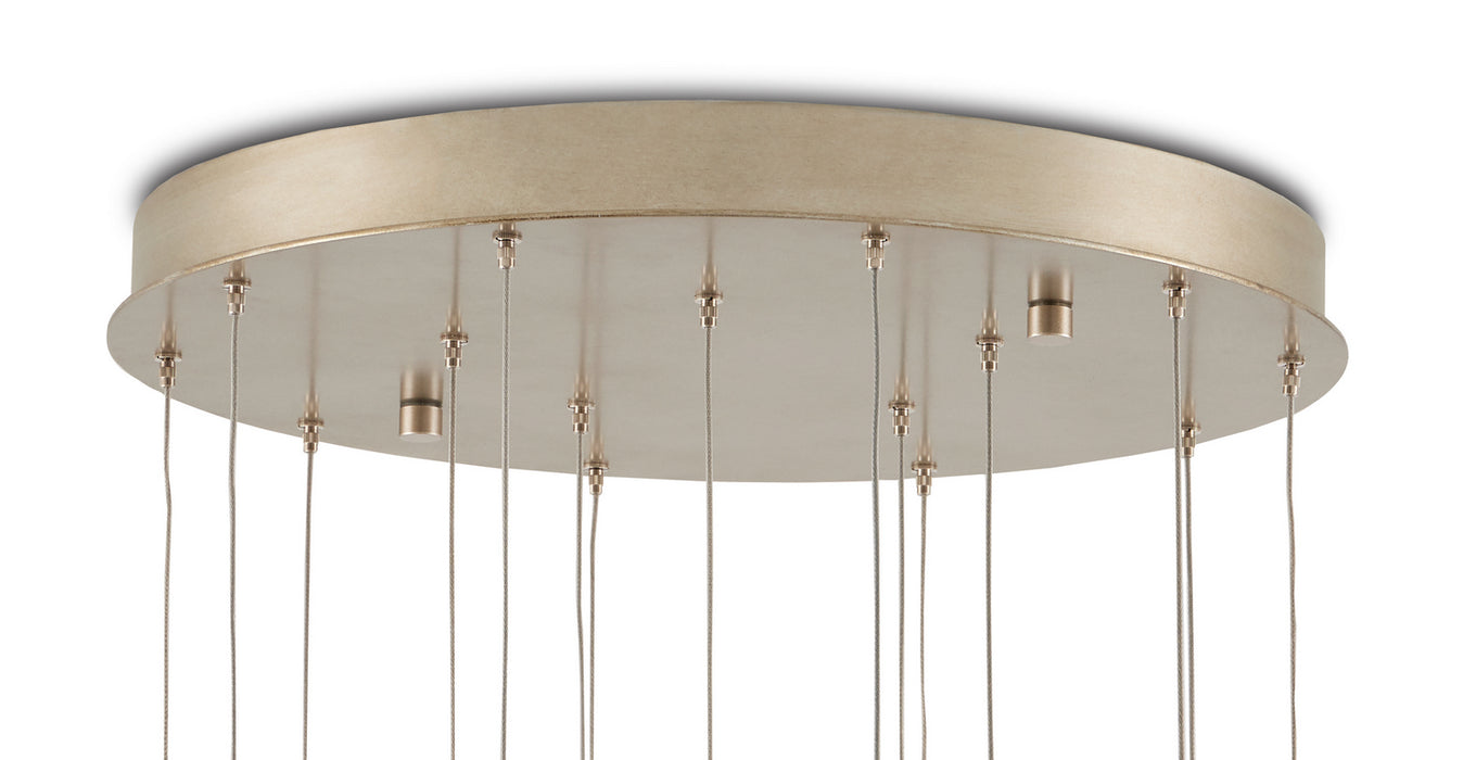 Currey and Company 9000-1008 15 Light Pendant, Earth with Speckles