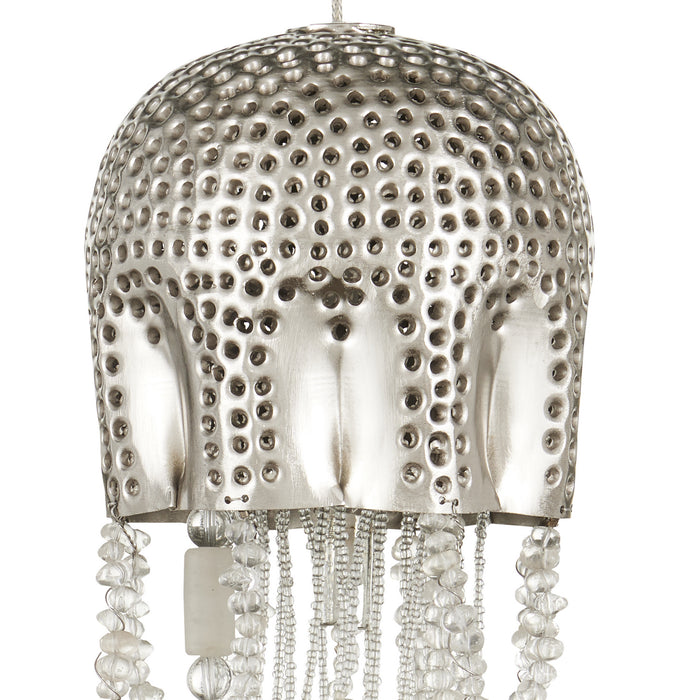 Currey and Company 9000-1032 36 Light Pendant, Nickel