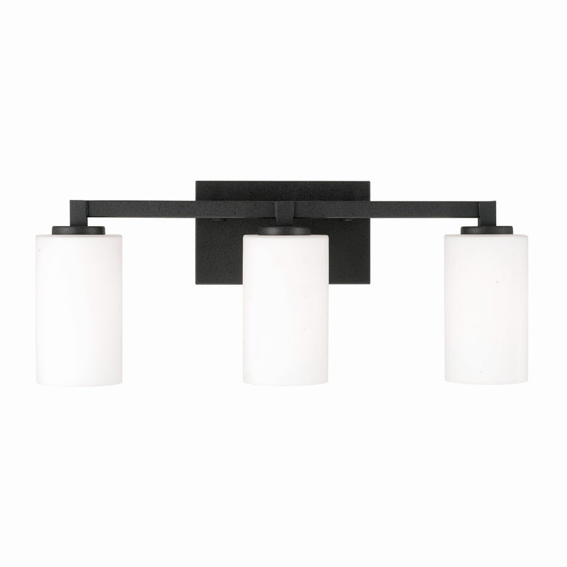 Capital Lighting 119831BI-545 Three Light Vanity, Black Iron
