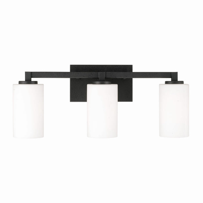 Capital Lighting 119831BI-545 Three Light Vanity, Black Iron