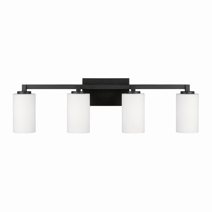 Capital Lighting 119841BI-545 Four Light Vanity, Black Iron